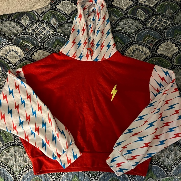 Aviator Nation - Fourth of July Relaxed Crop Pull Over Hoodie 🇺🇸 - Picture 4 of 9